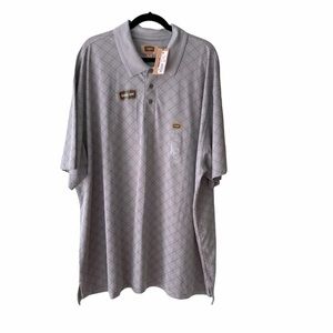The Foundry supply Co men’s quick dri pullover gray diamond 4XL